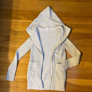 Ivivva Knit Zip Up Cardigan Sweater Hoodie